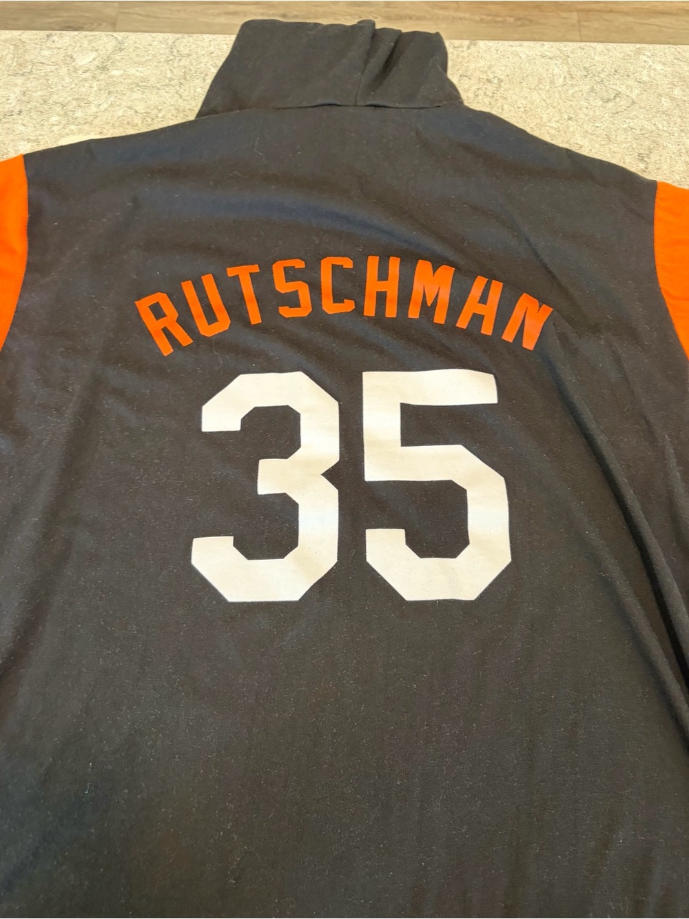 Baltimore Orioles #35 Adley Rutschman SGA Black and Orange Hoodie t-Shirt-XL - Picture 6 of 7